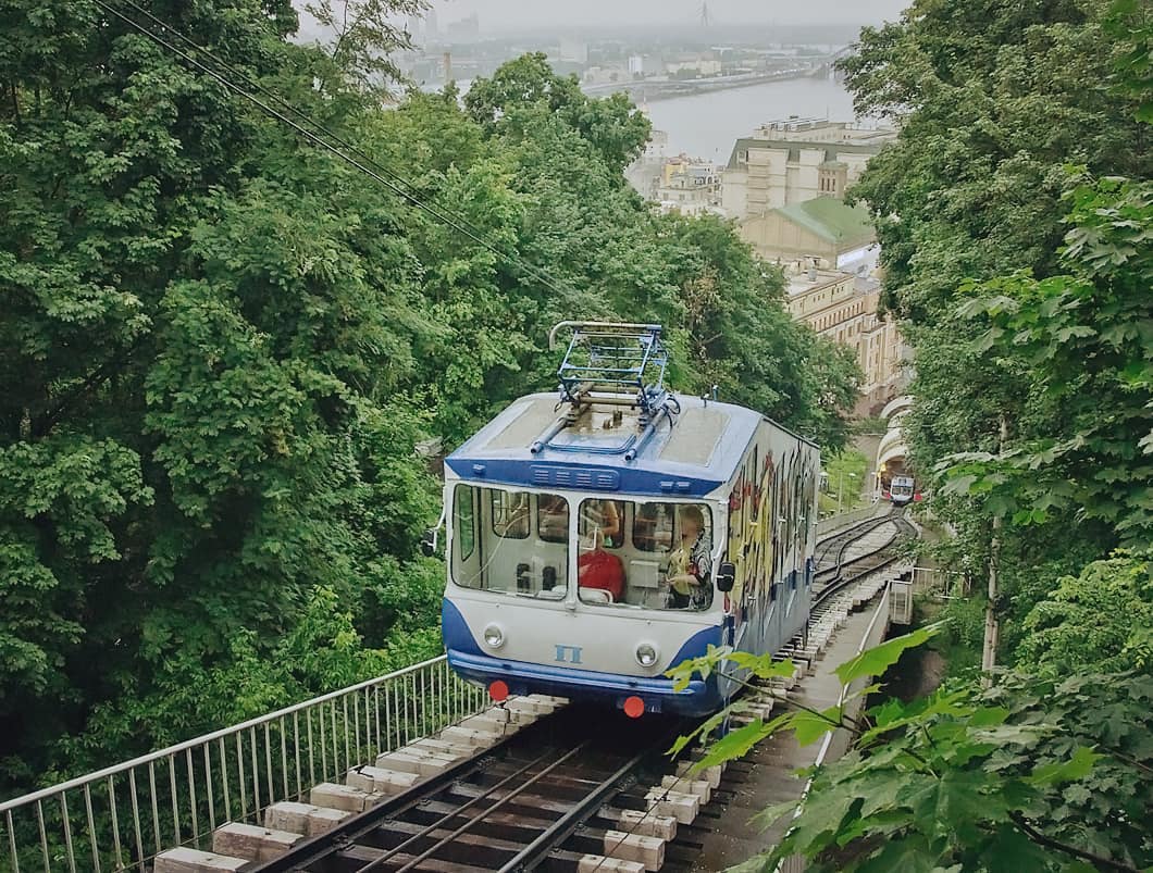 Фуникулер в киеве фото